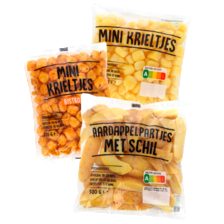 Aardappelpartjes met schil, mini krieltjes naturel of bistro